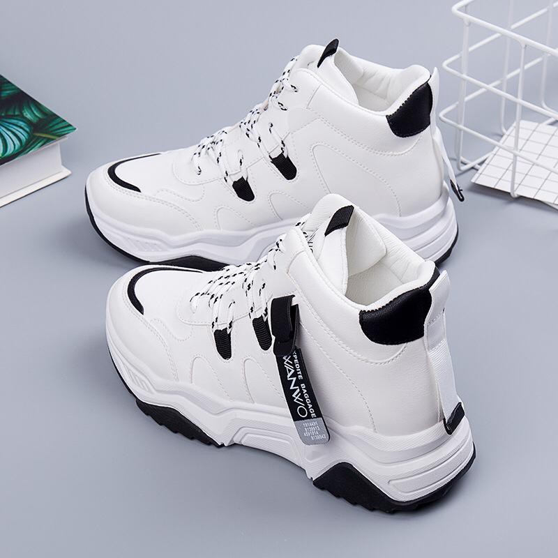 sepatu sport wanita sepatu sneakers wanita import terbaru sepatu wanita sepatu cewek fsh korea CMS-HITAM