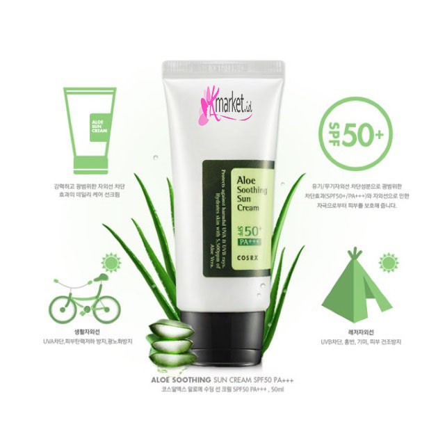 [BPOM] COSRX ALOE SOOTHING SUN CREAM SPF50 PA+++