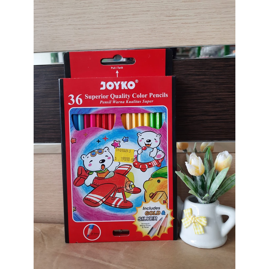 

PENSIL WARNA JOYKO 36/48 KUALITAS SUPER