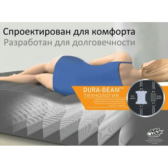 Unik FREE Pompa harga 55K   SALE   Kasur Angin Intex Durabeam Queen  Besar  Murah