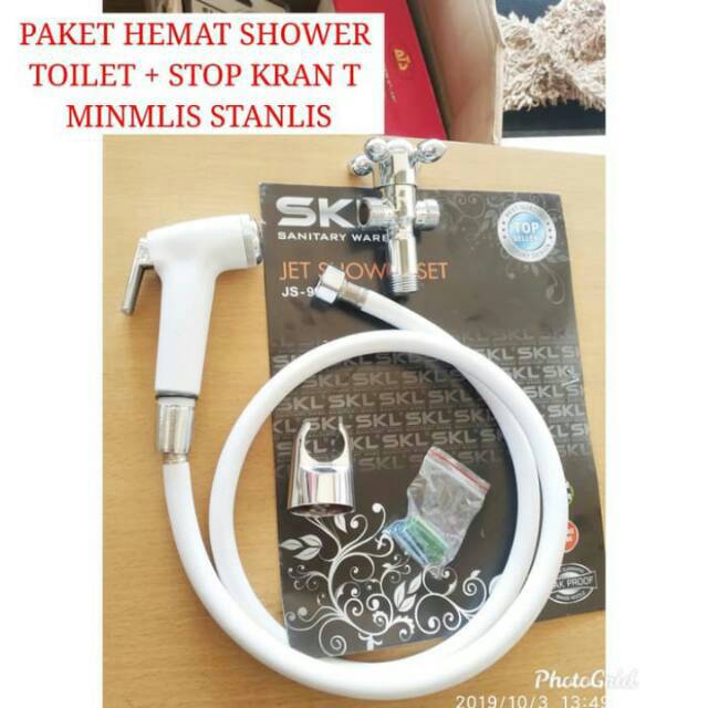 Jual Paket Komplit Murmer 1 Set Shower Toilet Kran Shower Double Jet Shower Indonesia Shopee Indonesia