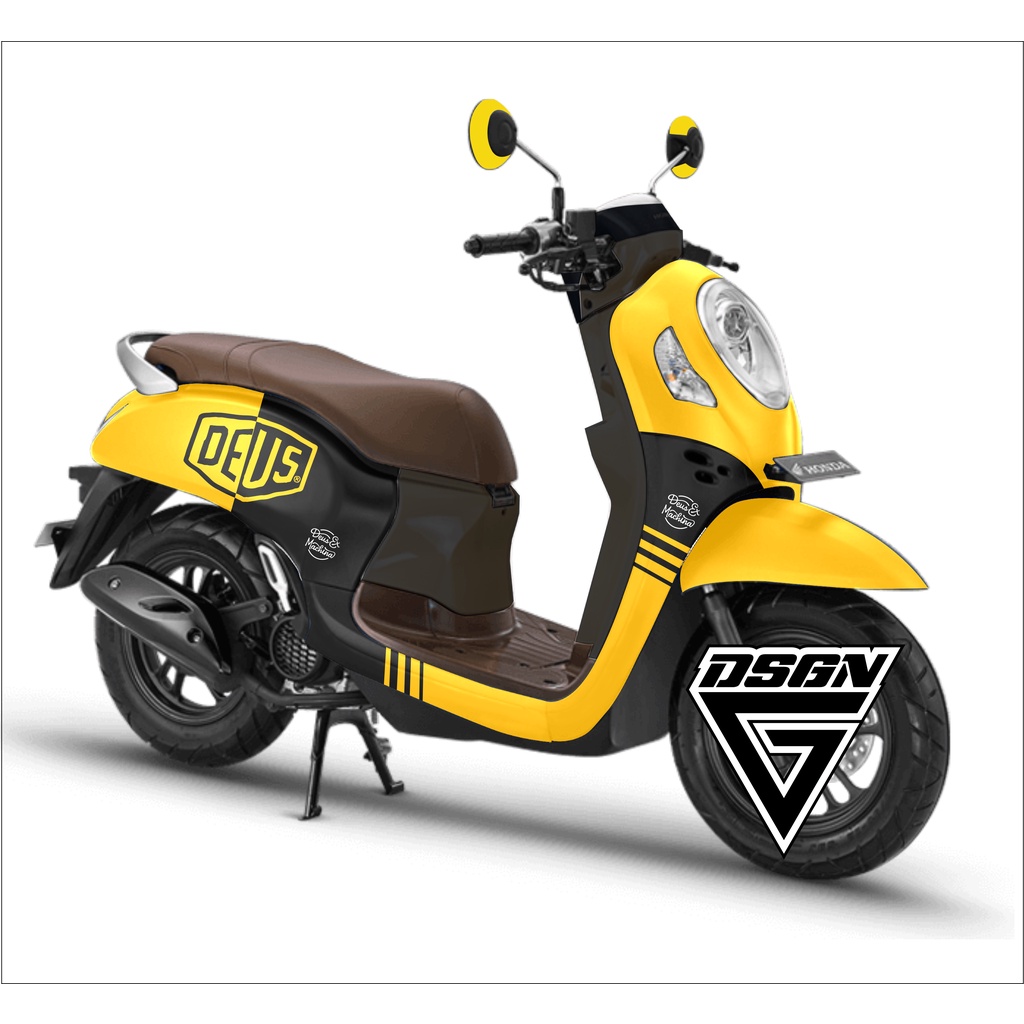 Decal scoopy full body Full Blok Sticker Scopy Dekal New Fi 2021 PRESTIGE Deus