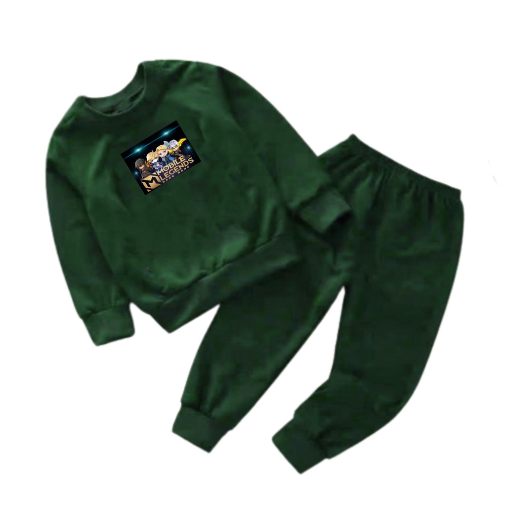 Setelan Anak Sweater Legend Bang Bang Crewneck/one set/ Sweater + Celana