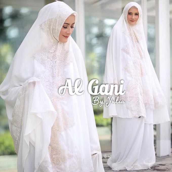 CUCI GUDANG MUKENA ZIGZAG KOMBINASI BRUKAT PINK CANTIK BY ALGANI KEKINIAN MURAH GROSIR IMPORT