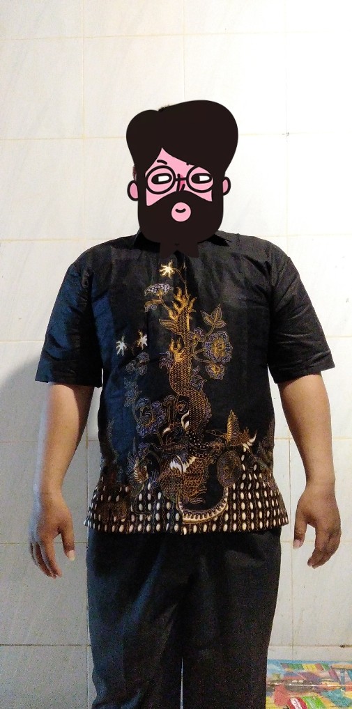 Batik Couple Keluarga - Bisa Cod - Couple Batik Indonesia Sarimbit Gamis Familly  - Batik Putra Hadi