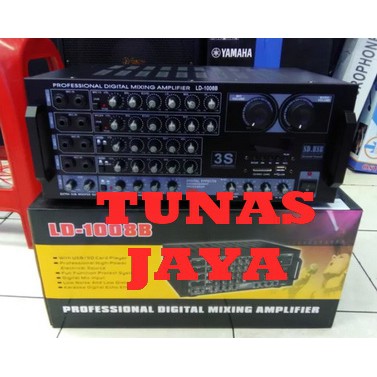 Amplifier Karaoke LD 1008 B prosesor  Bluetooth - USB - SD Card LD1000B LD1008B