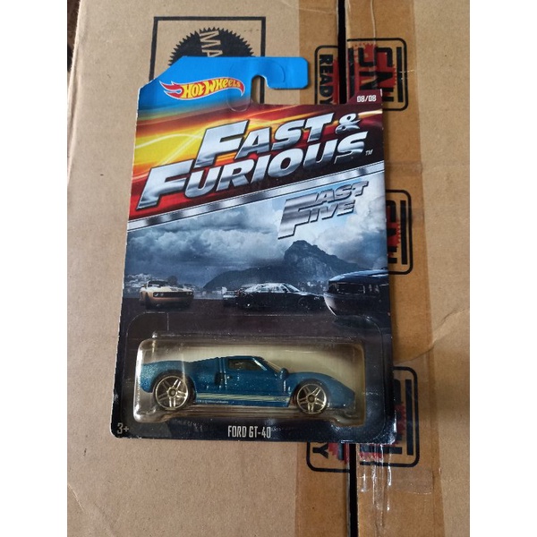 hotwheels FORD GT-40 FAST&amp;FURIOUS FAST FIVE