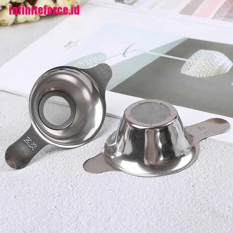 Filter infuser Penyaring Daun Teh Bahan Stainless steel