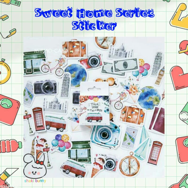 

Sticker Kawaii Sweet Home Series (45pcs) / Stiker Seri Rumah