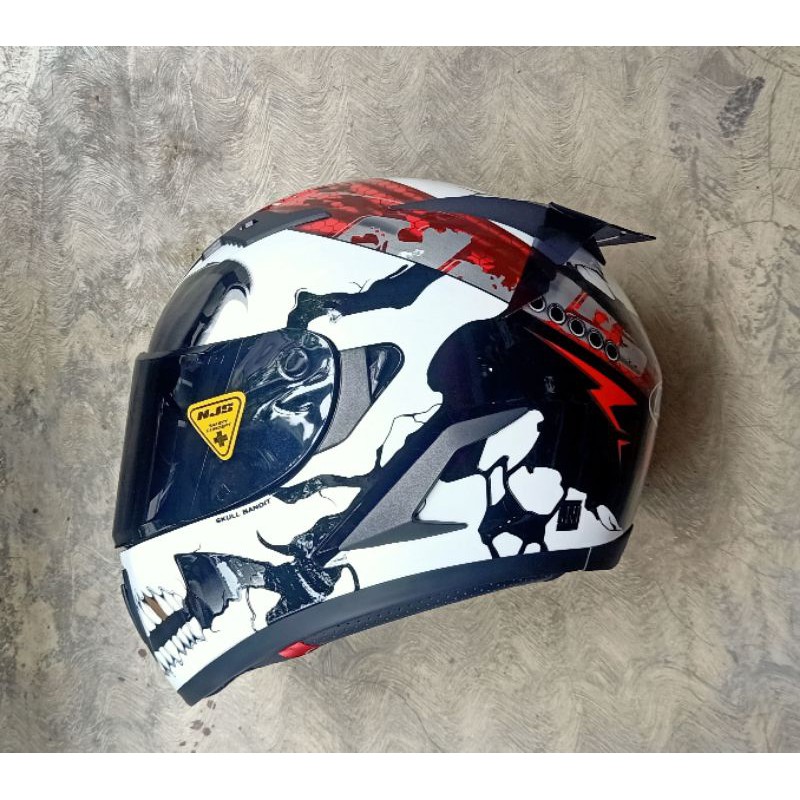HELM FULLFACE NJS  SHADOW SKULL BANDIT