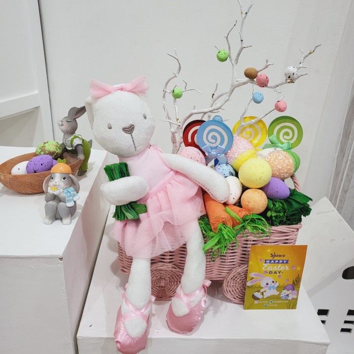 

Paket dekorasi box hampers easter bunny eggs kelinci telur paskah 89