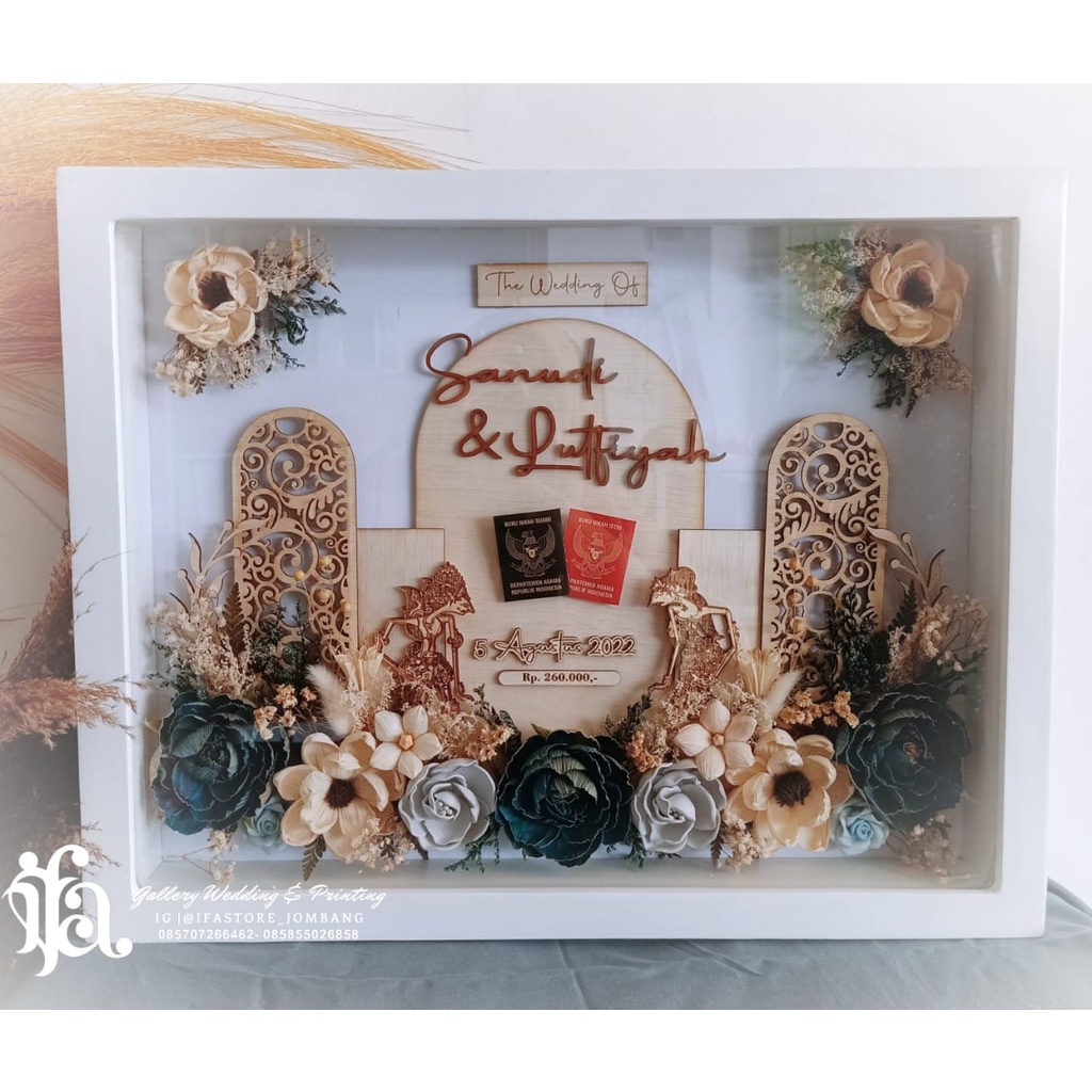 MAHAR NIKAH UK 30X40 / MAHAR RUSTIK / MAHAR GUNUNGAN