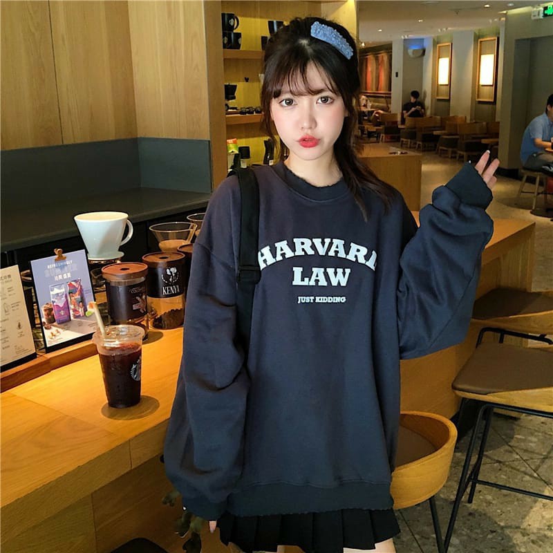 HARVARD LAW SWEATER CREWNECK TEBAL / SWEATER UNISEX
