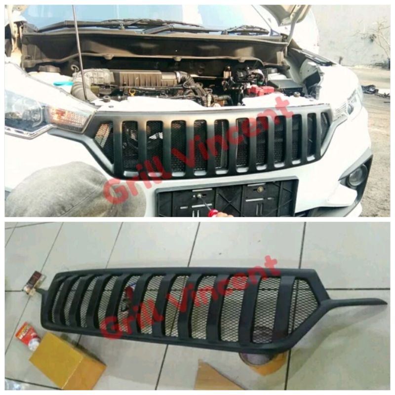 Grill Suzuki All New Ertiga 2018 2019 2020 Model Apollo Prado Hitam doff Full Model Hammer