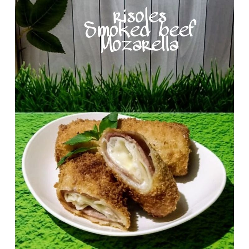 

RISOLES SMOKED BEEF MOZARELLA/Box 8 pcs