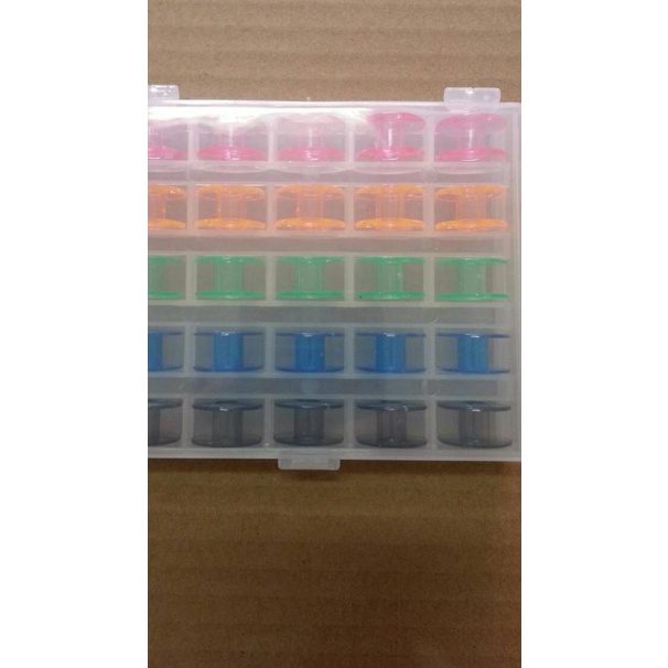 ➽ Bobbins Berwarna Mesin Jahit Portable (Box Set) ➹