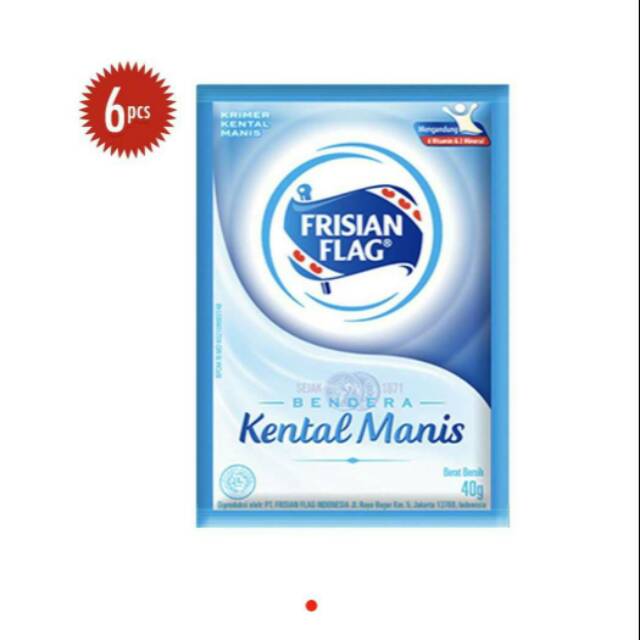 

Frisian Flag Kental Manis sachet/ Susu Bendera sachet