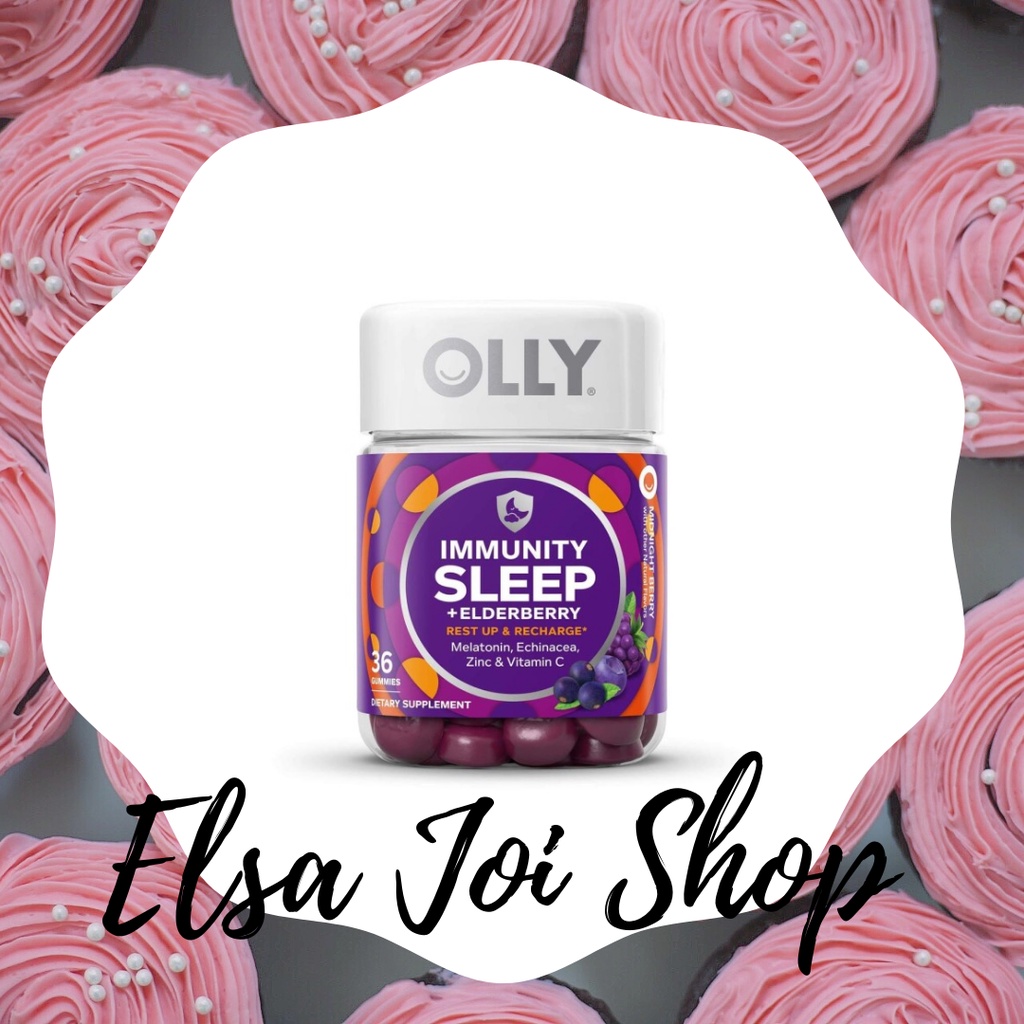 OLLY IMMUNITY SLEEP + ELDERBERRY Rest Up &amp; Recharge Gummies