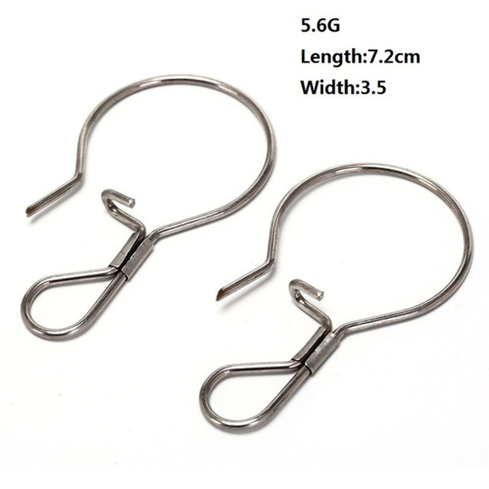 Agustinina Alat Pancing Outdoor Fishing Stringer Clip Fish Lock Cable Fishing Tackle Tackle Stringer