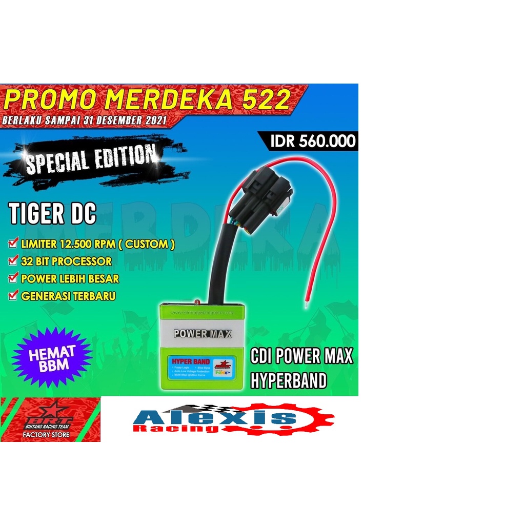 Cdi BRT Powermax Hyperband Honda Tiger DC KCJ 12.500rpm LIMITER