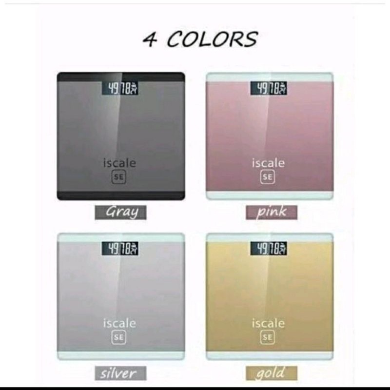 Timbangan badan  digital polos
