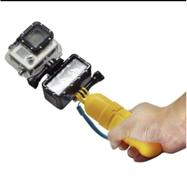 Lampu action camera waterproof diving