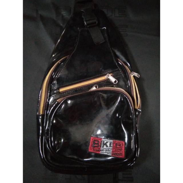 Tas biker black gold
