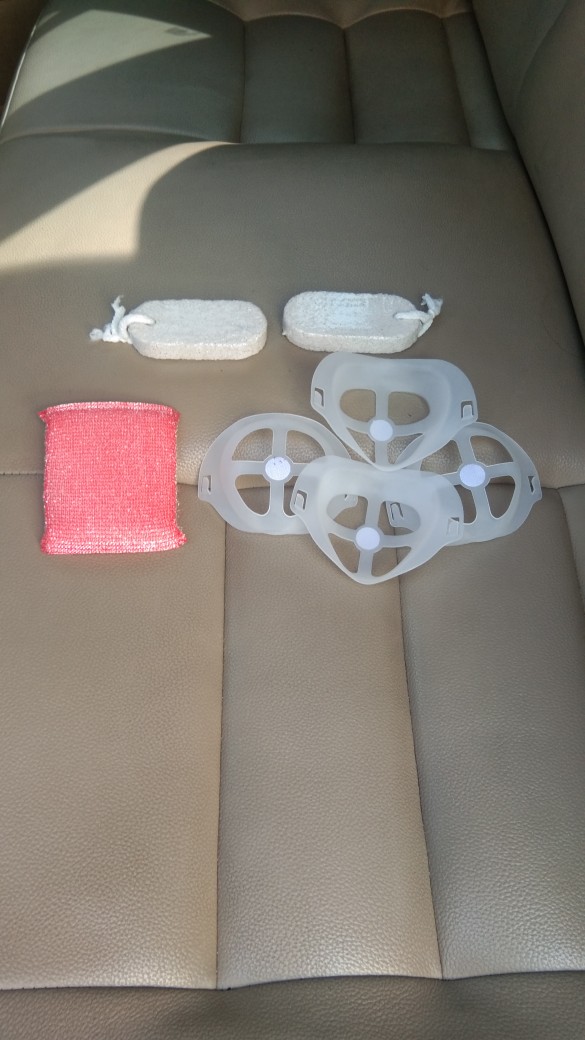 Spon Cuci Piring Dengan Pegangan Cleaning Sponge With Handle Sikat Dapur