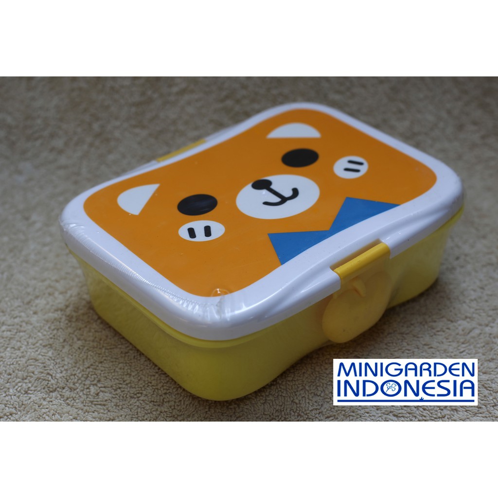 Lunch box karakter 17x13x6 cm kotak makan / roti / kue MGI KADO  451