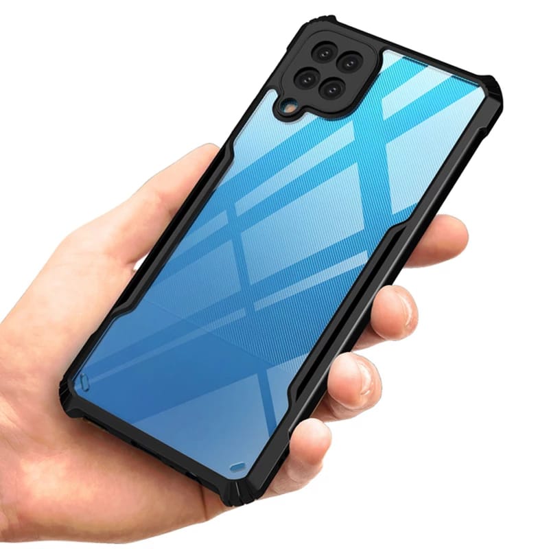 Case Samsung A12 / Samsung A12 Nacho / Samsung M12 Case Fusion Shockproof Armor Slim Transparan