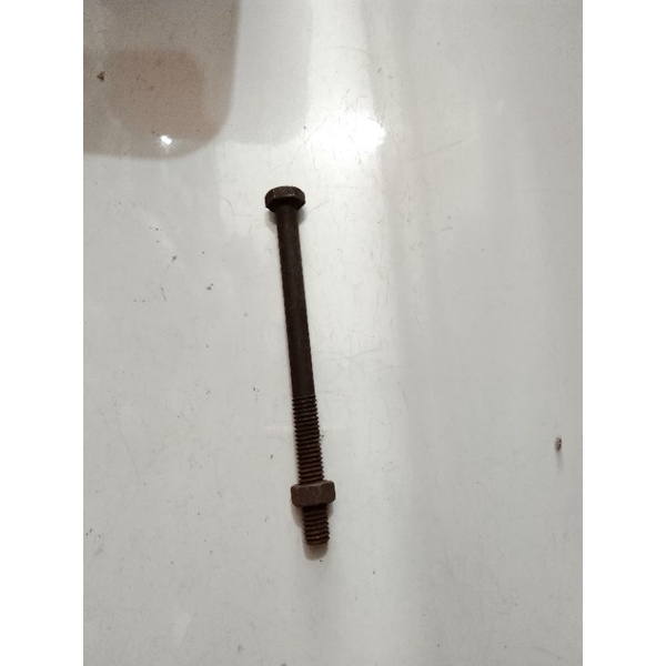 Baut hitam/baut kayu 3/8x12cm