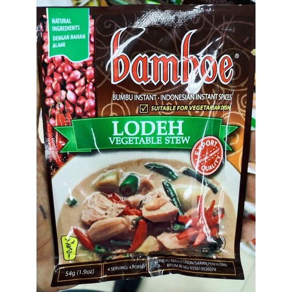 

BAMBOE Bumbu Lodeh 54gr