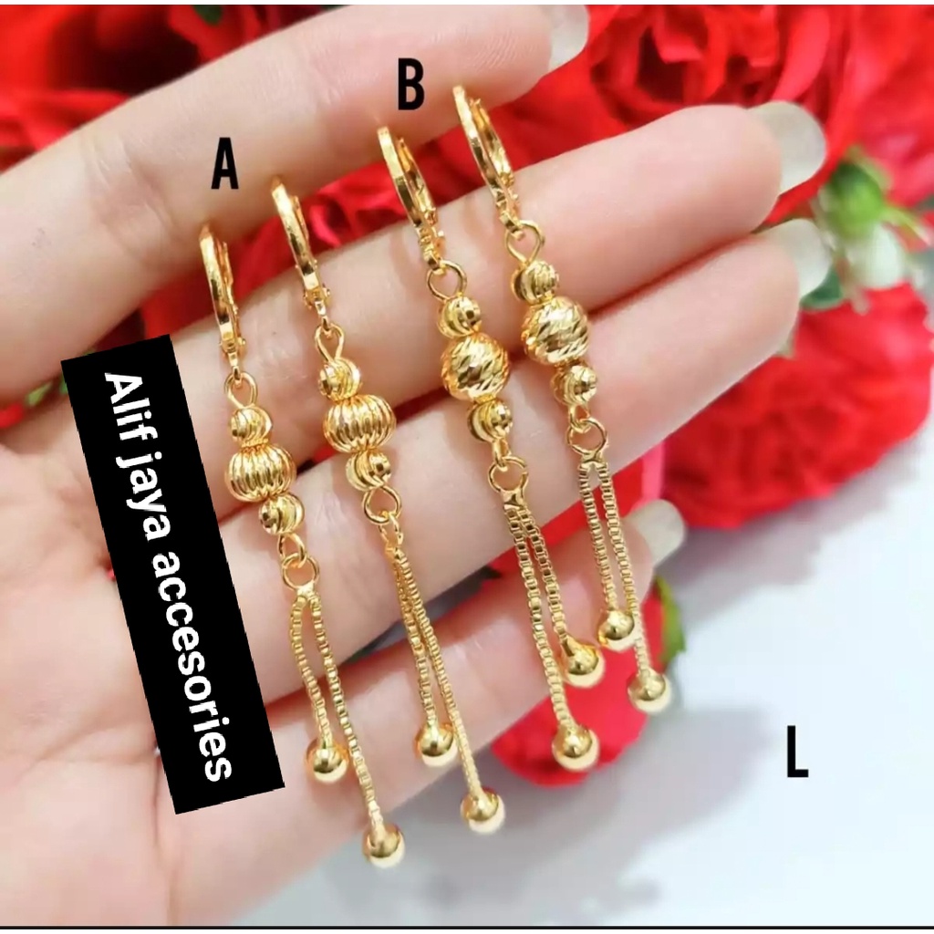 anting xuping panjang / anting xuping TERBARU / ALIF JAYA ACCESORIES
