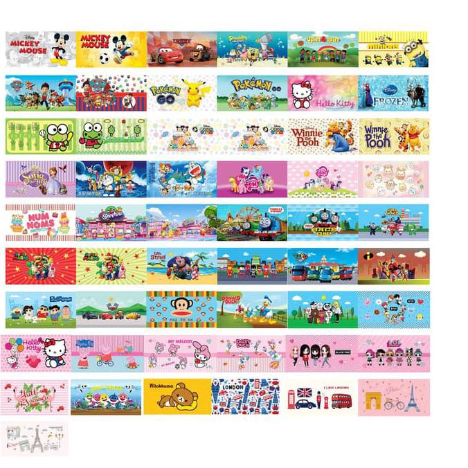 

promo CUSTOM BEDA NAMA BEDA GAMBAR Mini Case Tempat Pensil Karakter Satuan