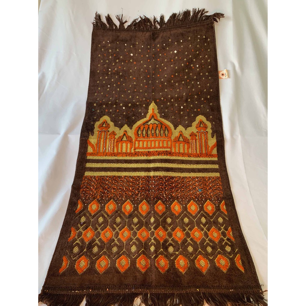 SAJADAH TURKI ASLI UKURAN MIDI SEDANG 50 X 100 CM MURAH PREMIUM HAJI IMPORT BISA UNTUK ANAK