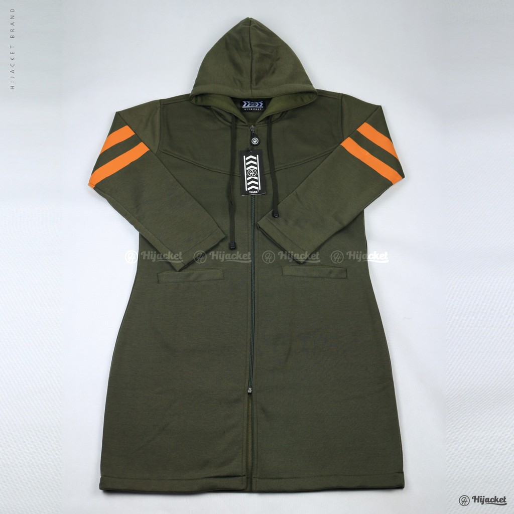 Hijacket® Beautix | Original | Jaket Hoodie Wanita Premium Fleece-MOSSGREEN