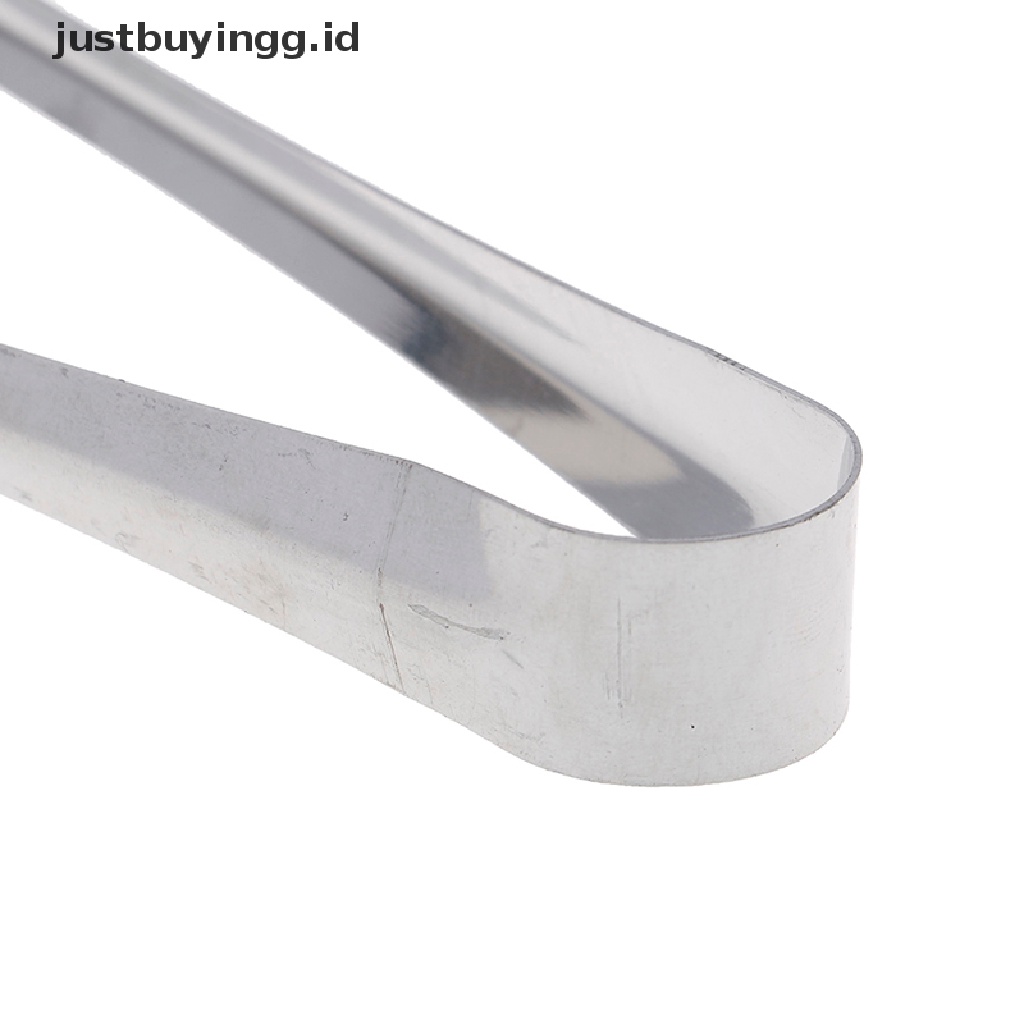 5 Pcs Penjepit Es Makanan Roti Bahan Stainless Steel Untuk Pesta Bar