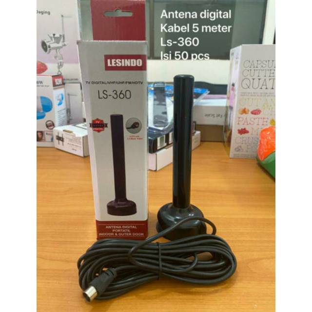 Antena , NK 880 TV Digital , Outdoor Antena  Remote  FREE KABEL 10 METER  ORIGINAL