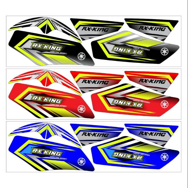 Sticker Striping Yamaha RX King Variasi / Stiker Variasi RX King / Striping Variasi RX King