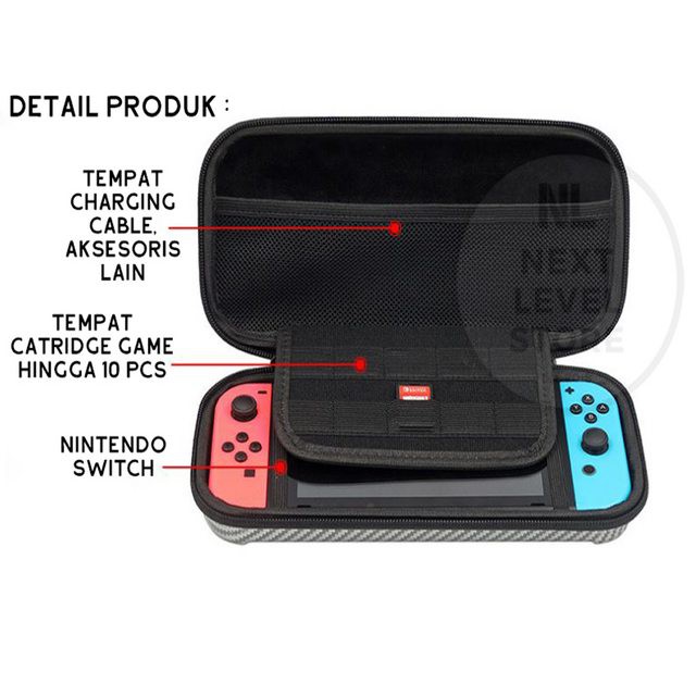 iPLAY Nintendo Switch Storage Bag Suitcase Hard Shell Protective Case ORIGINAL