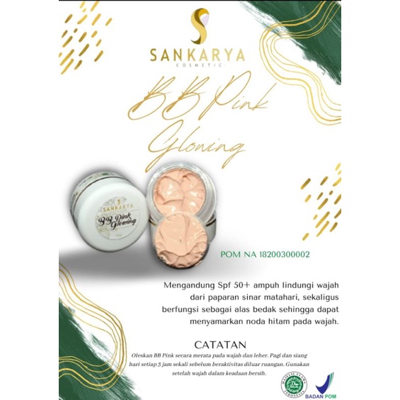 SANKARYA BB CREAM PINK GLOW SPF 50