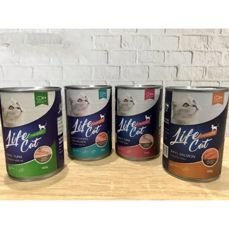 Life cat kaleng 400gr /makanan anak kucing