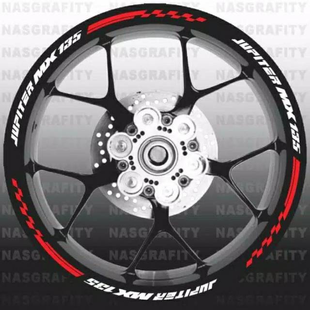 Sticker velg jupiter mx king