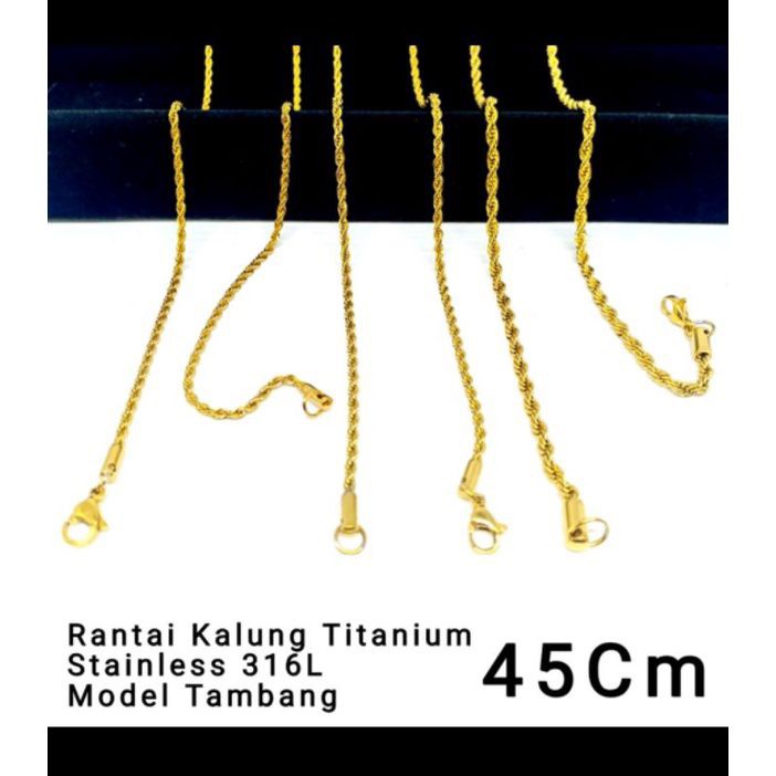 kalung tambang titanium