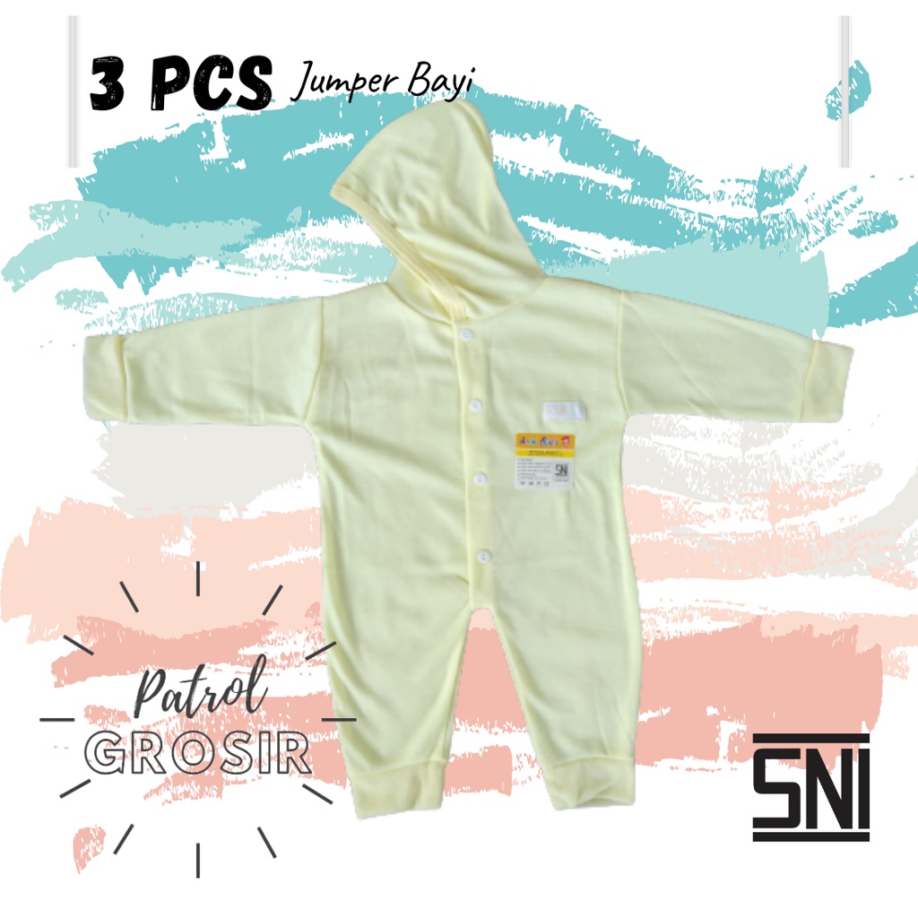 3 PCS Jumper Bayi | SNI | New Born