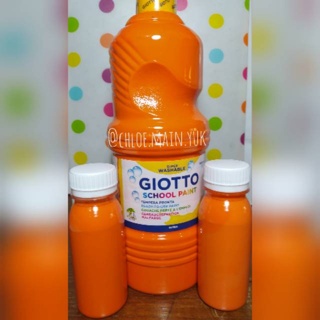 

Giotto school paint - oranye