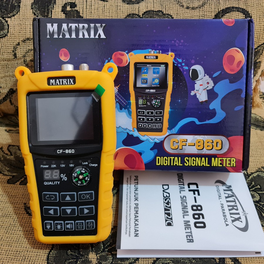 Digital Signal Meter MATRIX CF-860 DVBS2/T2/C SatFinder Combo Finder