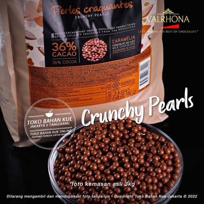 

Valrhona - Les Perles 36% Caramelia 1kg Crispearls Craquantes Caramel