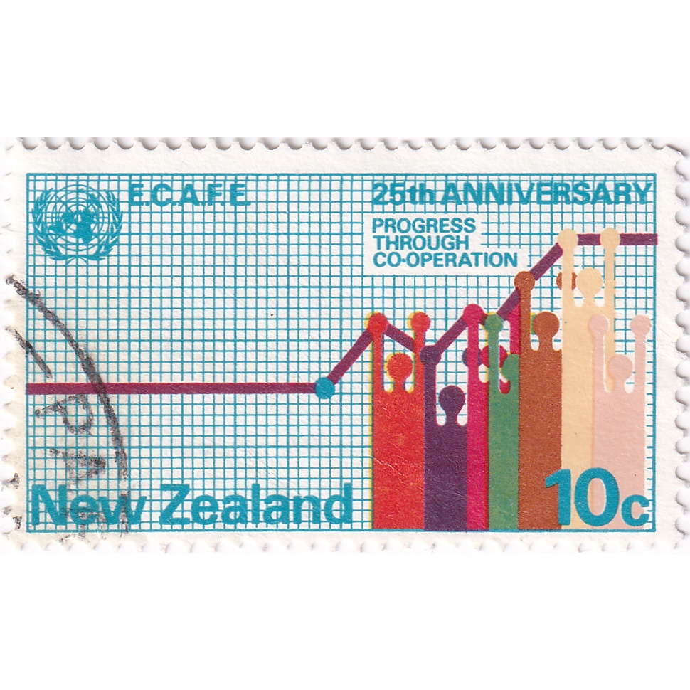 

Prangko New Zealand 1973 - Commemorations 10C Used