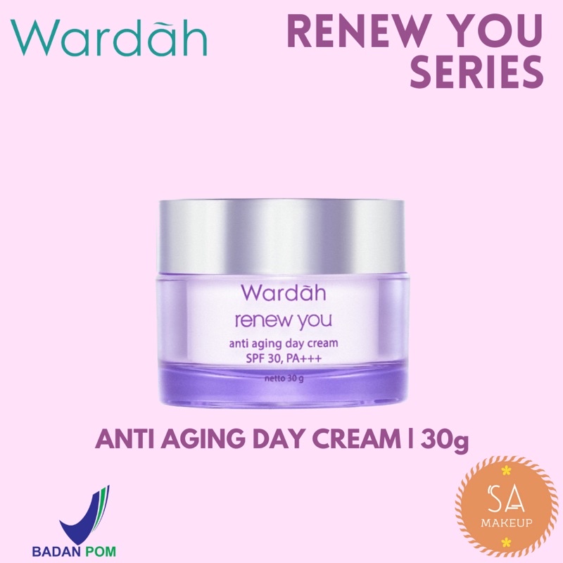 WARDAH Renew You Anti Aging DAY Cream 30 gr | Wardah Day Cream